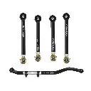 5pc Trail Series Front Adjustable Control Arm, Track Bar Kit