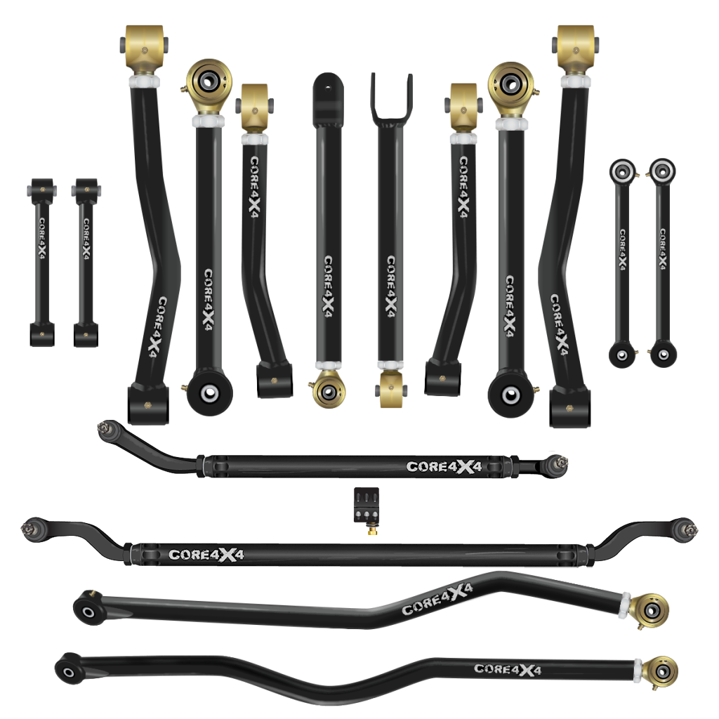 16pc Camp Series Adjustable Control Arm, Track Bar, Steering, End Link Kit