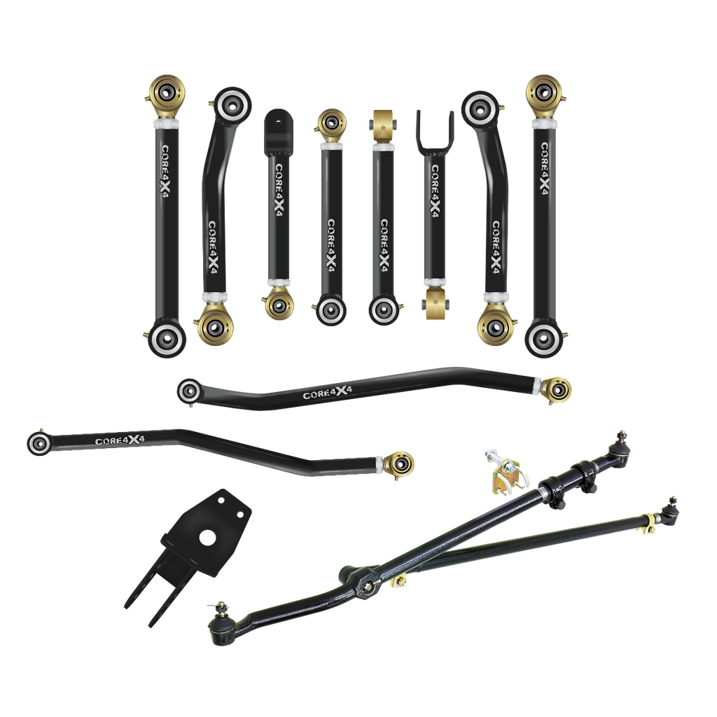 12pc Crawl Series Adjustable Control Arm, Track Bar, Steering Kit