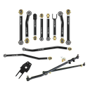 12pc Crawl Series Adjustable Control Arm, Track Bar, Steering Kit