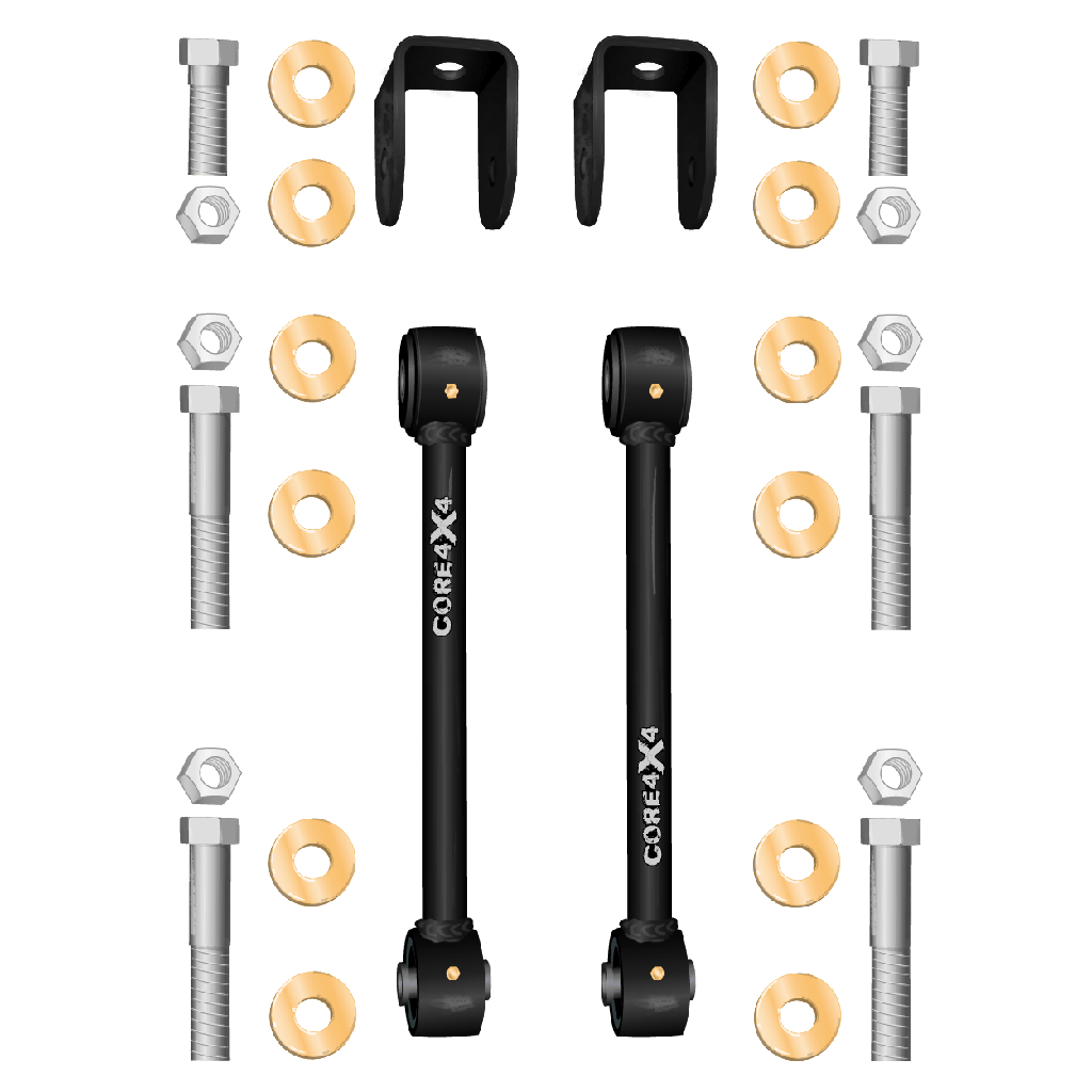 2pc Trail Series Front Fixed Length End Links
