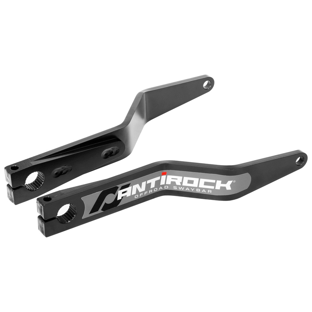 Antirock Fabricated Steel Sway Bar Arms, 15.2 in. Long, 2.5 in. Offset Bend, Incl. Stickers, Pair