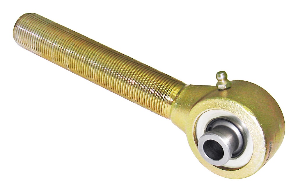 Johnny Joint Rod End, 2 in., Narrow Forged, 2 in. X .500 in. Ball, 5 in. Long 1 in.-14 RH Threaded Shank, Externally Greased