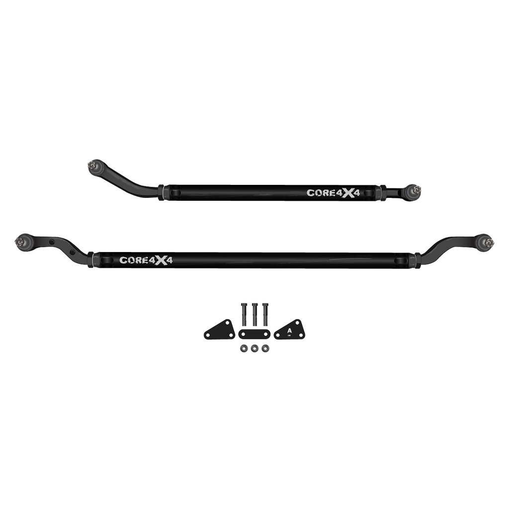 2pc Heavy-Duty Tie Rod, Drag Link Steering Kit 