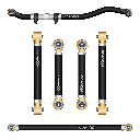 6pc Front-Rear Adjustable Control Arms, Track Bar Kit
